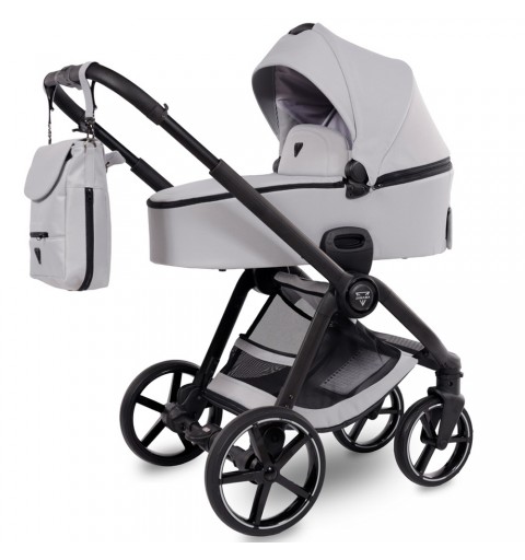 Junama Mami - wózek wielofunkcyjny, zestaw 2w1 z opcją 3w1 i 4w1 | 01 Szary